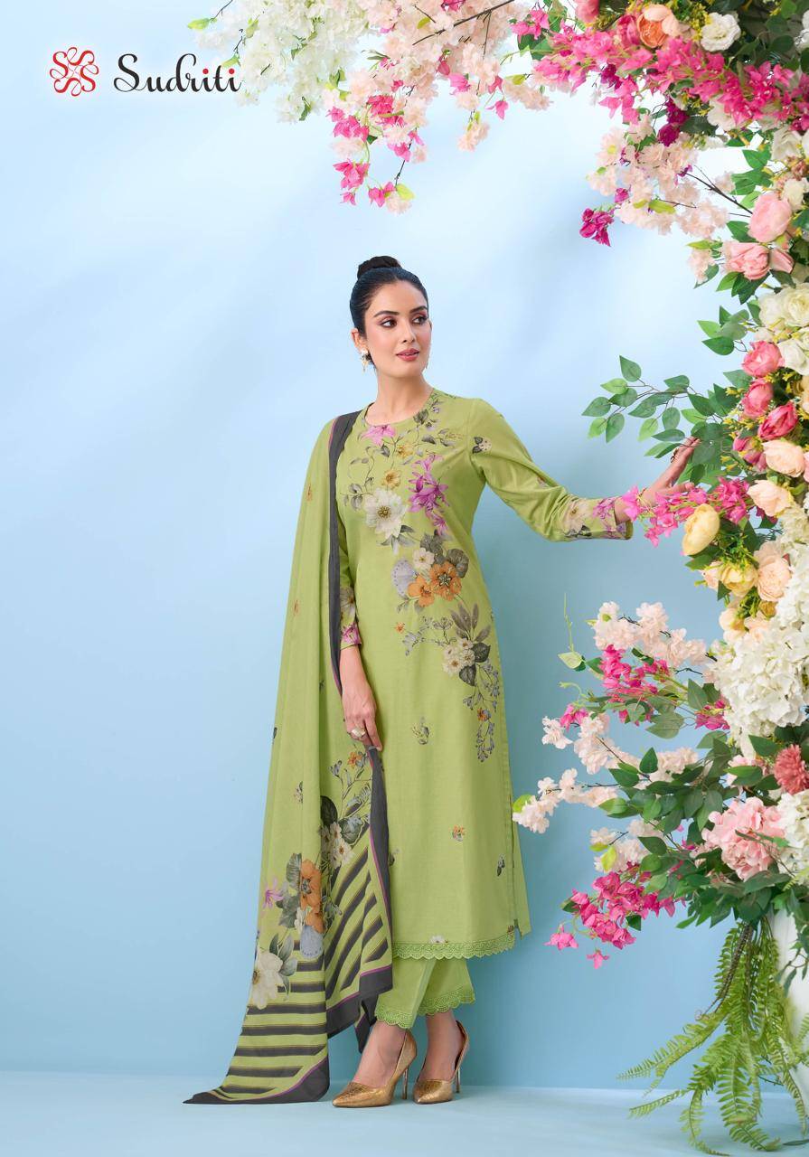 BLOOM THEORY By Sahiba Stylish Beautiful Colourful PURE COTTON LAWN Dresses At Wholesale Price